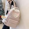 Girls College Students Contrasting Color Backpacks High School Students Junior High School Students Backpacks