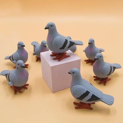 Niedliches Hüpftauben-Spielzeug mit Aufziehmechanismus, lustiges Tiermodell, Lernspielzeug für Kinder, ideal als Geschenk oder Mitbringsel für Partys.