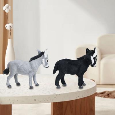 Handwerk Tier Modell Figur schöne Simulation Esel Spielzeug