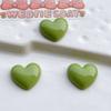 Miniature Heart Shape Pendant DIY Eco-Friendly Hand-painted Phone Case New Design 3D Resin Flat Back Charms for Phone Case Decor