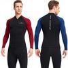 1.5mm Men Women Neoprene Wetsuits Long Sleeve Jacket Front Zip Sports for Scuba Diving Surf Swim Tops