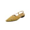 Niche Shoes Light Luxury Women's Shoes Retro Fashion Versatile and Breathable Shoes for Outerwear