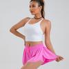 Frauen Athletische Sport Fitness Yoga Shorts Laufen Niedliche Flowy 2 In 1 Tennis Beach Volleyball Baseball Kurze Culottes