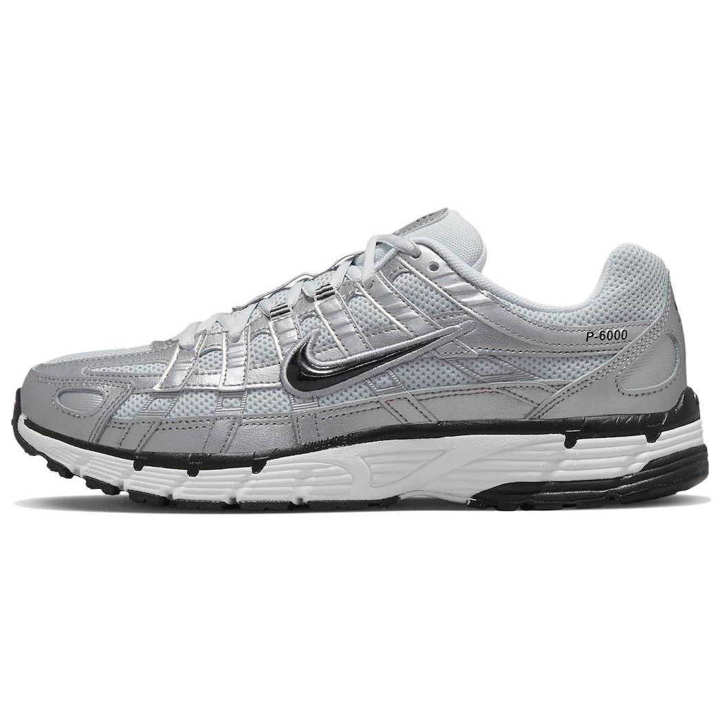 

Nike P-6000 Metallic Silver Women Sneakers White Pure-Platinum Black FD9876-101 36.5