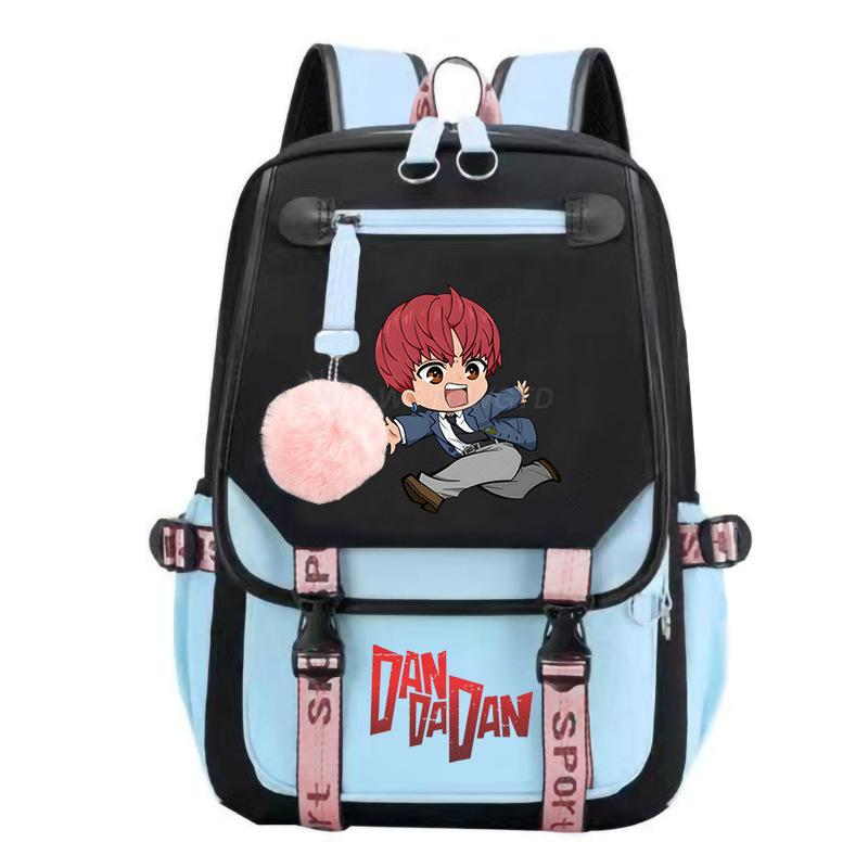 Bold Party Dandadan Surrounding Anime School Bag Fashion Male Female Versatile Elementary and Secondary School Student Lightweight Backpack