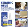 30ml Starker Super Keramik Reparaturkleber Wasserdicht DIY Basteln Starker Klebstoff für Keramik Porzellan Glas Metall Gummi