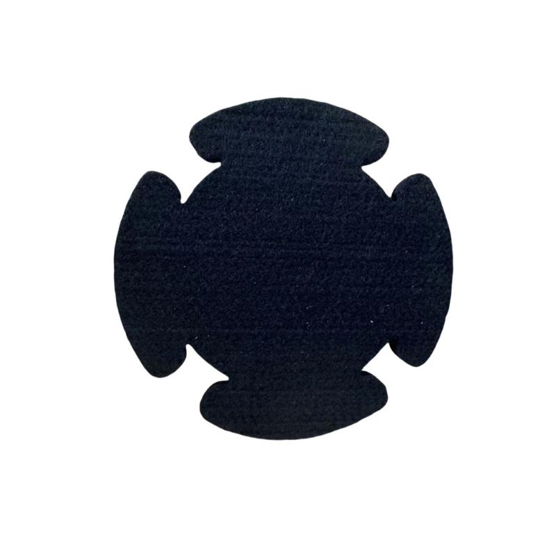 Drum Reinforcement Sticker Bass Kick Drum Mute Pad Felt Bass Drum Silencers Pad Dampeners Drum Practice Accessory