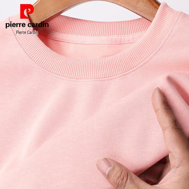 Pierre Cardin Men's Solid Round Neck Pullover Sweatshirt