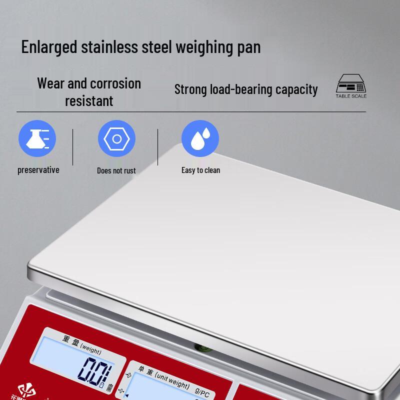 Huachao Gaoke High-Precision Stainless Steel Industrial Counting Scale