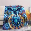 Toothless Night Fury Print Flannel Blanket, Ultra Soft High Quality All Seasons Warm Throw, Home Decor Cozy Blanket, Perfect Christmas Gift