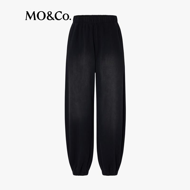 MO&Co. Women's High-Waist Straight-Leg Drawstring Pants