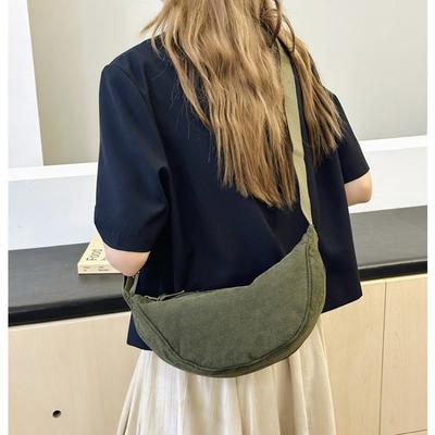 Japanische Einzel-Knödel-Tasche Kord Herbst und Winter neu Damen-Schultertasche Herren-Umhängetasche Achseltasche leicht