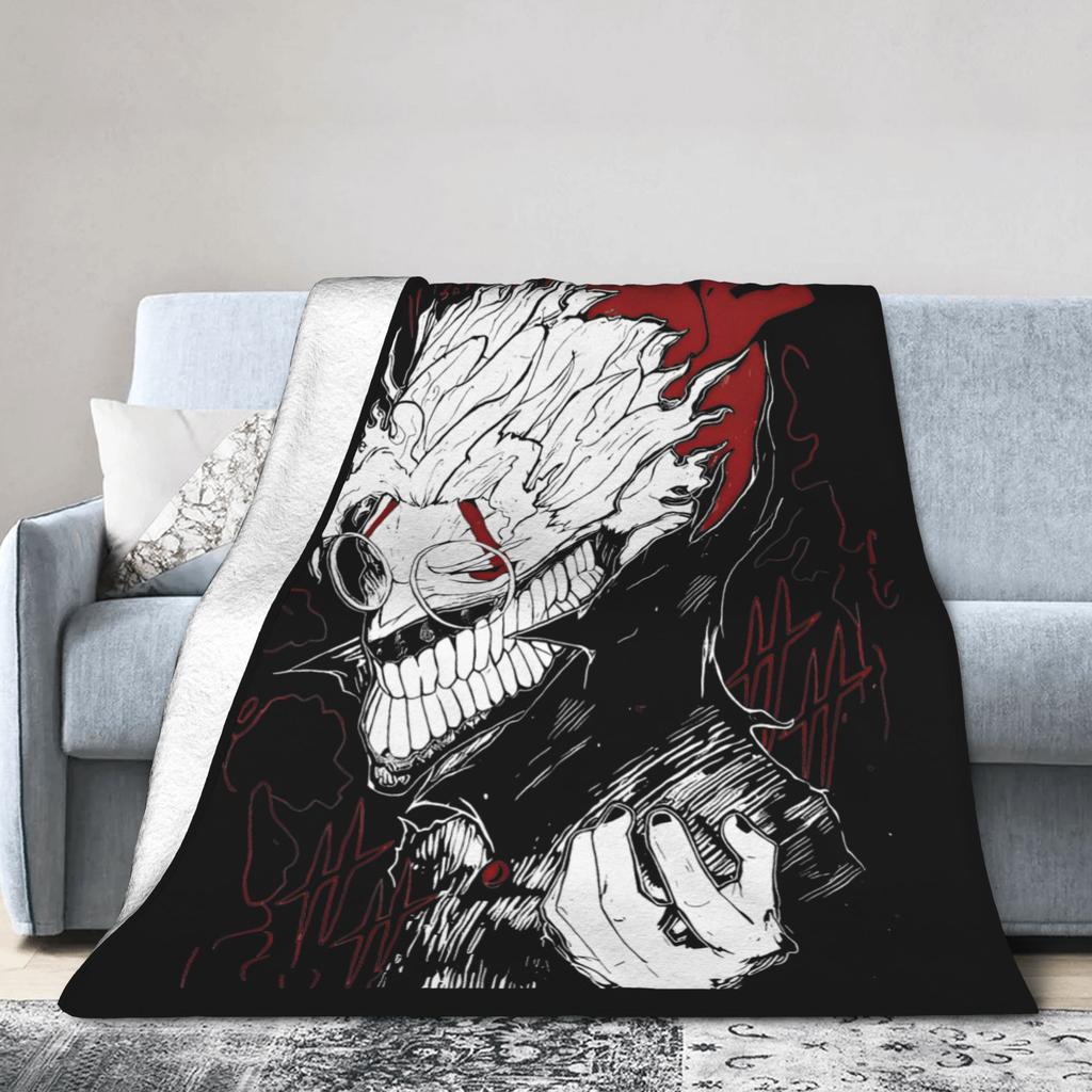 Dandadan Anime Blanket Cover Coral Fleece Plush Okarun Super Warm Throw Blanket for Bedding Couch Bedspread