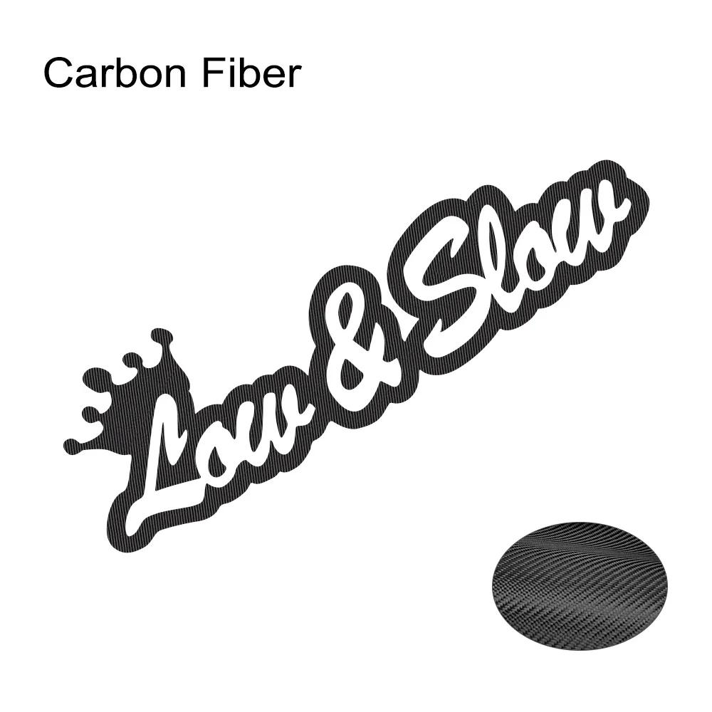 

Creative Text Low & Slow Car Sticker Car Windshield Banner Sticker Vinyl Decal Personalized Auto Body DIY Decoration Accessories