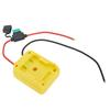 Battery Adapter With Fuse Cable 12 Switch For De-walt DCB200 18V/20V To DIY 2 Wiring Cable Output For Power Tool Accessories