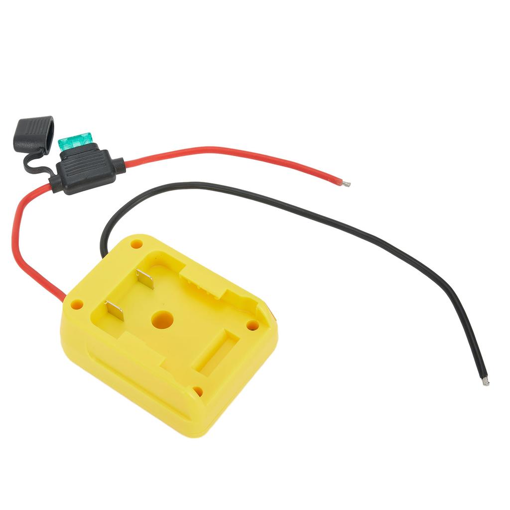 Battery Adapter With Fuse Cable 12 Switch For De-walt DCB200 18V/20V To DIY 2 Wiring Cable Output For Power Tool Accessories