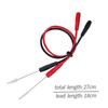 Cleqee Wire Piercing Probe Test Lead for Automotive Electrical Diagnostics and 2mm Female Socket To Stainless Steel Terminal Tester Attachment,