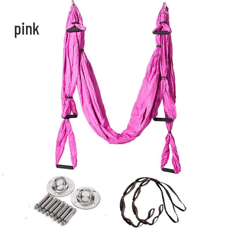 Aerial Yoga Hammock with Ceiling Mount & Extension Straps - Full Set
