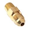 Brass Oil Gas Fitting Coupler Straight AN4 Male To 18in Male NPT Adaptor Connector