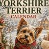 Zeitmanagement-Werkzeug Yorkshire Terrier Wandkalender, 2027 Monatlicher Hängeplaner mit Metall-Familienorganizer Doppelspirale für Zuhause