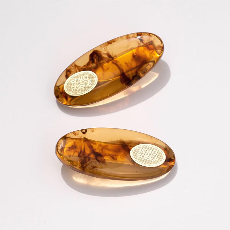 CHIMERA Amber Duckbill Hair Clips 2-piece set