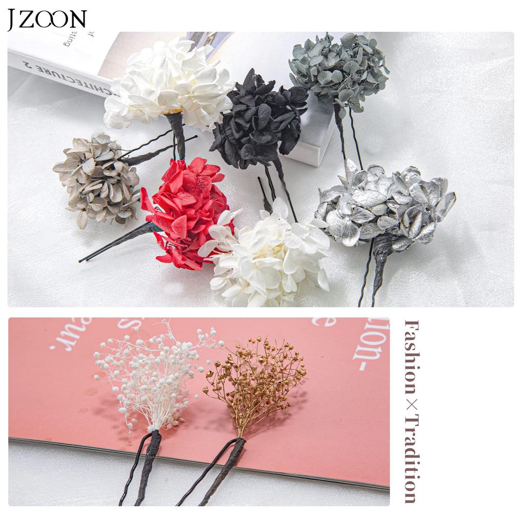 JZOON Hair Dried Gold and Silver Popular Rope Hair Photo Graduation Japanese Bride Gold Gold Y1603 Ornament, Coming-of-Age Ceremony, Flowers,