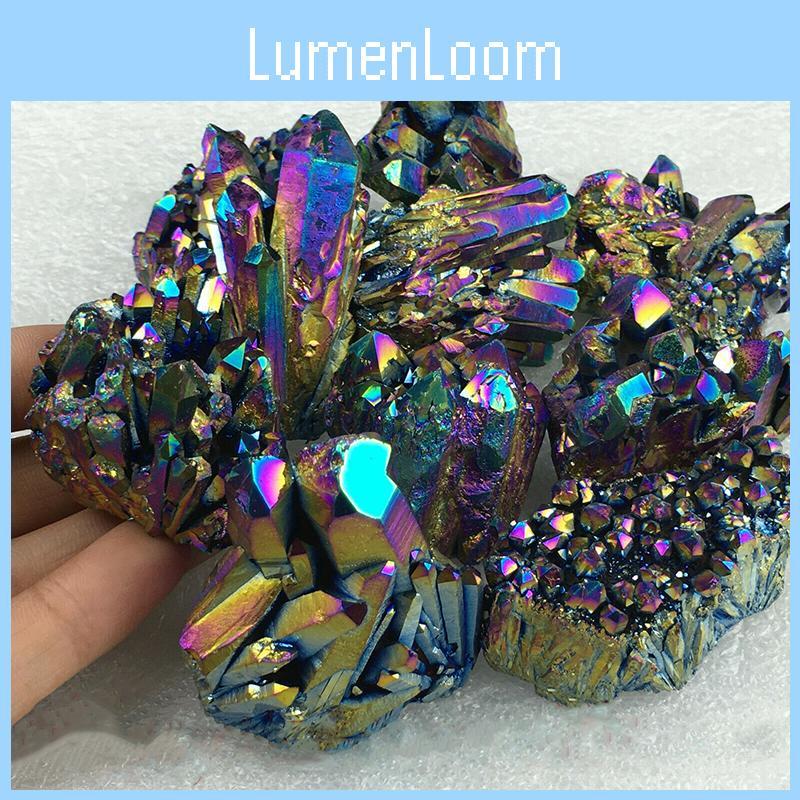 Exquisite Rainbow Titanium Crystal Mineral Specimen For Unique Gift Collections