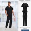 Nursing Scrubs Set  Anti-Wrinkle Medical Surgical Gown Hospital Scrub Top Doctor Nurse Special Scrub Uniform Men Women