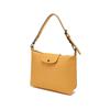 Longchamp Le Pliage Xtra Zipper Closure Leather Underarm Bag Small Square Hobo Shoulder Bag Large Women bags Almond-Yellow 10189987222