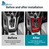 For Ford Focus SE ST MK3 2012 2013 2014 Real Soft Carbon Fiber Trim Sticker LHD RHD Car Gear Shift Frame Panel Accessories