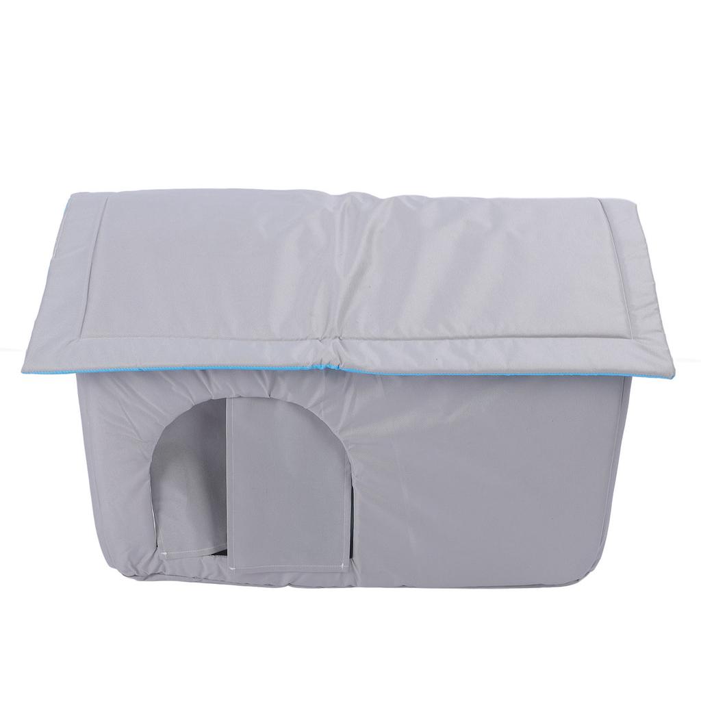Cat Cooling House with 9Pcs Ice Pack Oxford Cloth Spacious Anti Slip Bottom Summer Pet Cat Dog Cooli