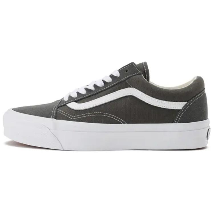 Vans Premium Old Skool Unisex Low Top Skate Shoes Grey Comfortable VN000CXU2VM