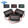 LED Digital Voltmeter 0.56 Inch Digital Voltmeter 0V-30V, 4.5V-30V LED Display Volt Voltage Meter Mini Tester Red/Blue/Green