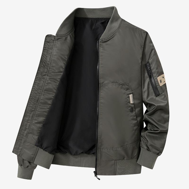 Frühling und Herbst Amerikanische Baseballjacke Herren und Damen Japanisch Locker High Street Flieger Arbeitskleidung Freizeitjacke