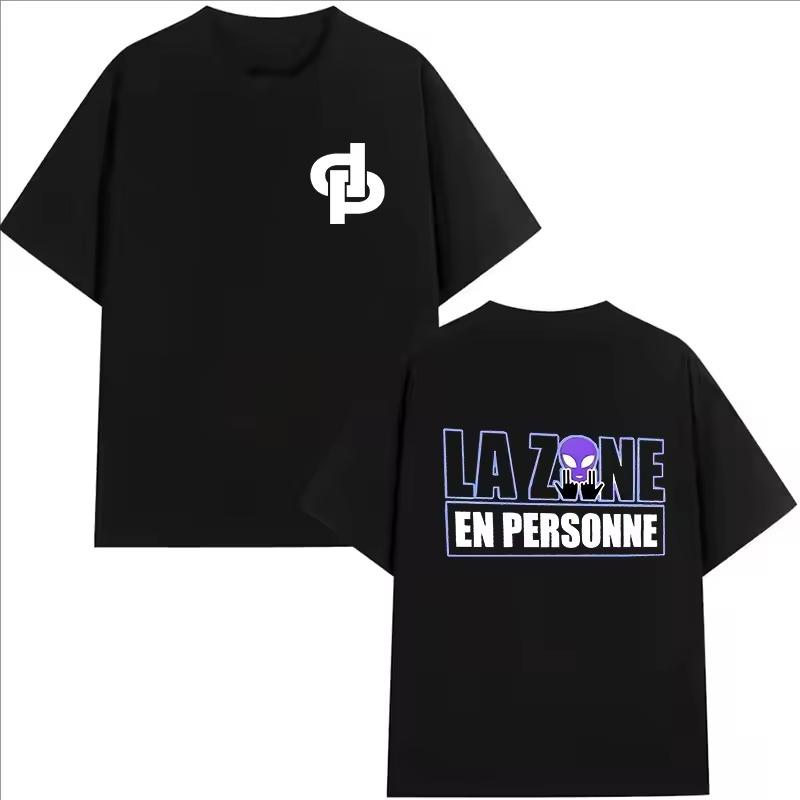 New Jul DP Summer Maillot Fashion Printed Unisexs Shirts High Street Y2K Shirts Unisex Trend Cotton Fashion Oversized Tshirt