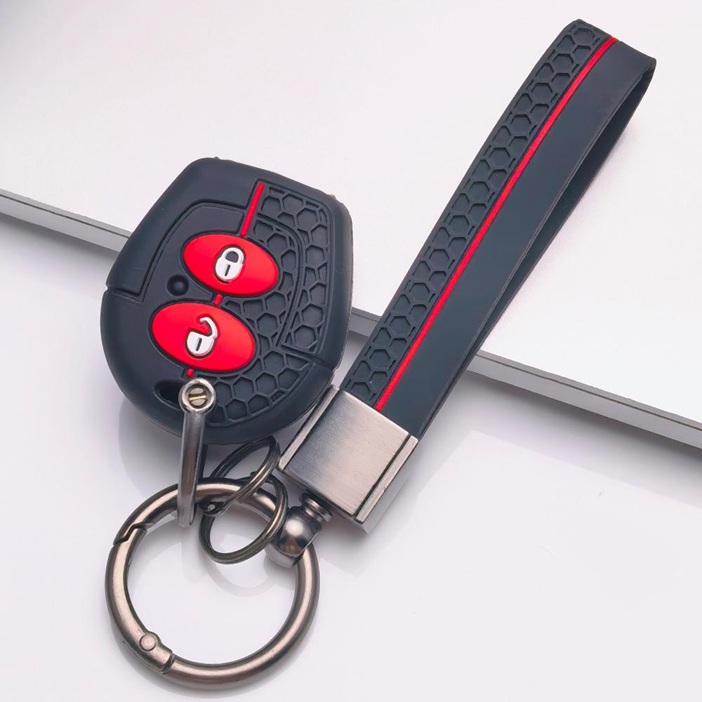 Key Case Cover for Volkswagen Golf Passat Polo Jetta A4 Bora B5 9N Lupo Sharan with Keychain Anti-Scratch Guard Shockproof Protection