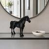 Pferdestatue, 3D-gedruckte realistische Pferdeskulptur, Sammler-Tierskulptur, Feng Shui Ornamente für Heim- und Büro-Schreibtischdekoration