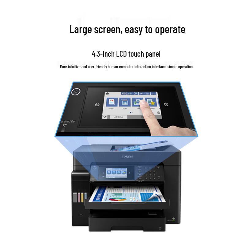 Epson L15168 A3+ Wireless Color Ink Tank Multifunction Printer CN plug (adapter included)