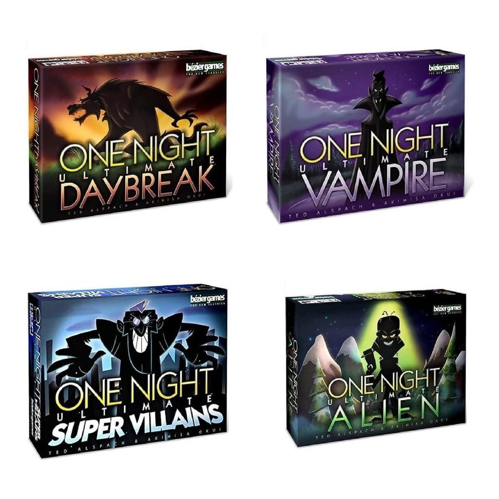 One Night Ultimate Werewolf Board Game Colorful Box High-quality Copper Paper Interactive Play