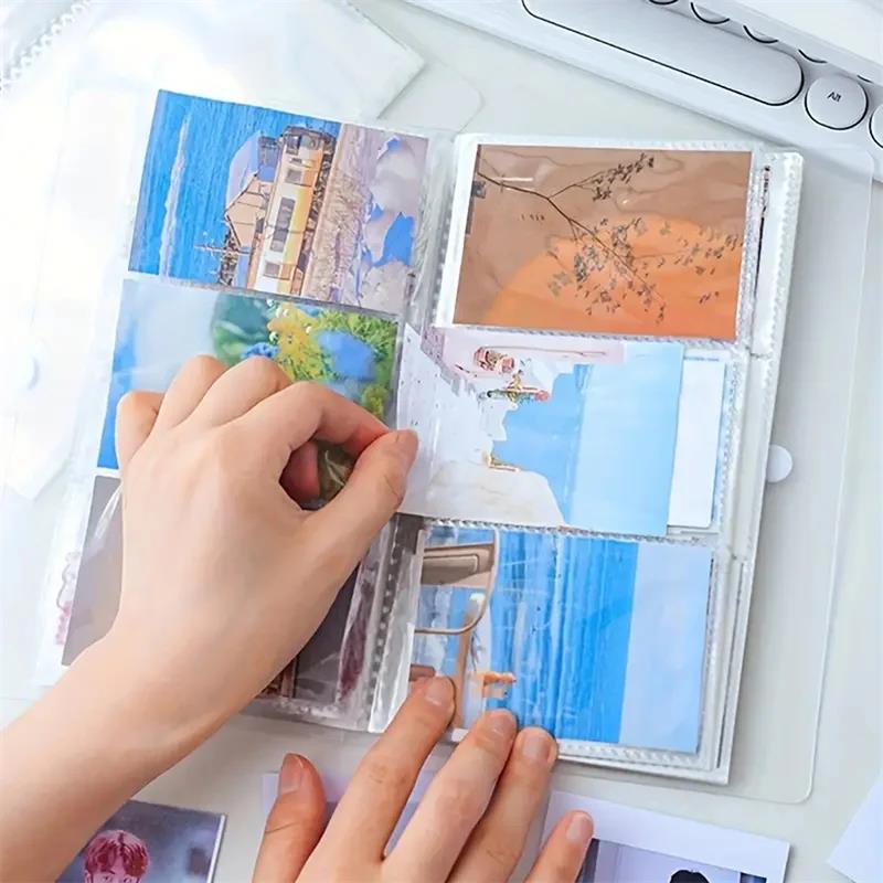 Tragbares Schmuckaufbewahrungsbuch - 3-Zoll Staubdichtes Album zur Sammlung von Visitenkarten & Tickets