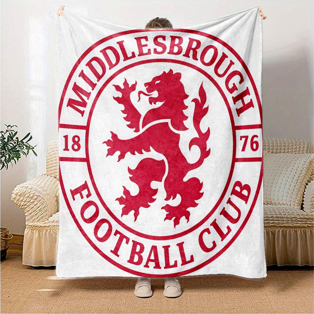 Middlesbrough Blanket, High quality Comfortable for All Seasons, Home Decor, Warmth and Comfort