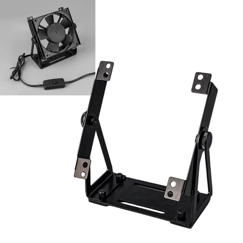Rotatable External PC Case Fan Mounting Bracket Replacement For 12cm/14cm Fan Easy Installation Stand Accessories