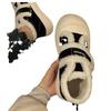 Milk fufu little white shoes women's platform student popular big head board shoes 2025 winter new velvet warm cotton shoes