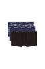 Diesel Men's DAMIEN-UTLT-3PACK Boxer Briefs, 3-Pack, A178320IKBL, Size Small, Navy and Pink, E7058