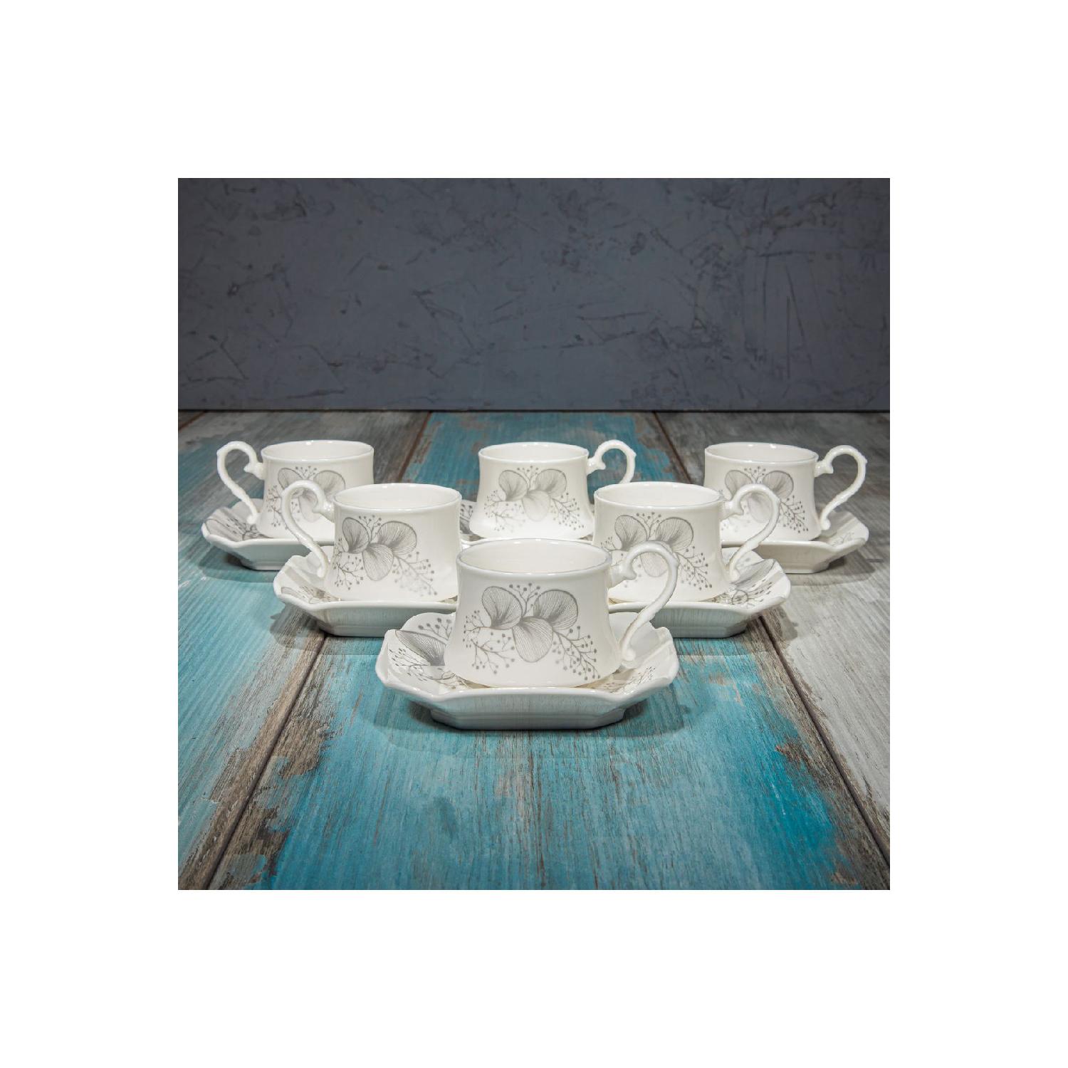 

Coffee Cup Set For 6 People сірий колір