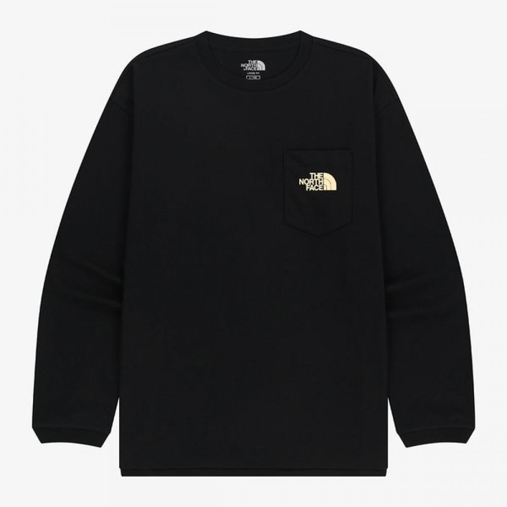 

The North Face Pocket Long Sleeve Round Tee Black Nt7tr50j BLACK/090