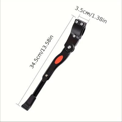 1PC Aluminiumlegering Standaard, Fiets Achterdrager Verstelbare Lengte, MTB 26 Inch Fiets Zijstandaard