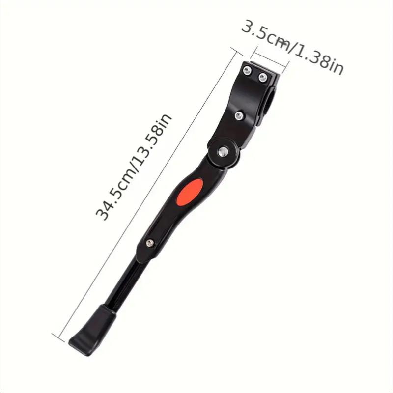 1 STK Aluminiumlegierung Fahrradständer, Fahrrad Hinterradträger Verstellbare Länge, MTB 26 Zoll Fahrrad Seitenständer