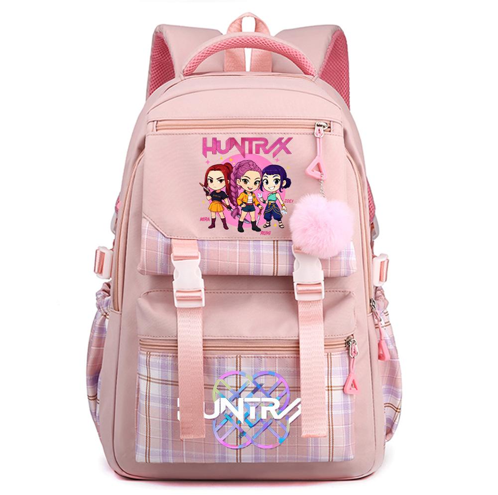 Cartoon K-Pop Printed Large Capacity Backpack for Teenger Student Girl Boy Schoolbag Bookbag Kid Gift Women Waterproof Travel Bag Rucksak
