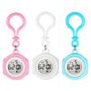 Clip-Uhr, Karabiner-Uhr, Digitalanzeige, Silikon-Schlüsselanhänger-Uhr, Anhänger-Uhr, multifunktionale Taschenuhr, süße Taschenuhr, Krankenschwester-Uhr für den Außenbereich